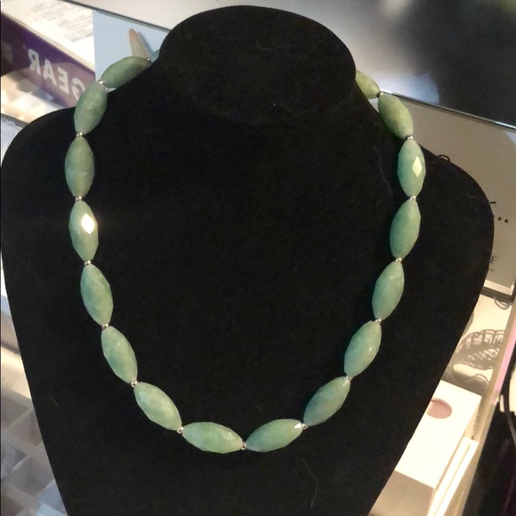 Jewelry - Faceted Jade Necklace NWT Jewelry - Faceted Jade Necklace NWT